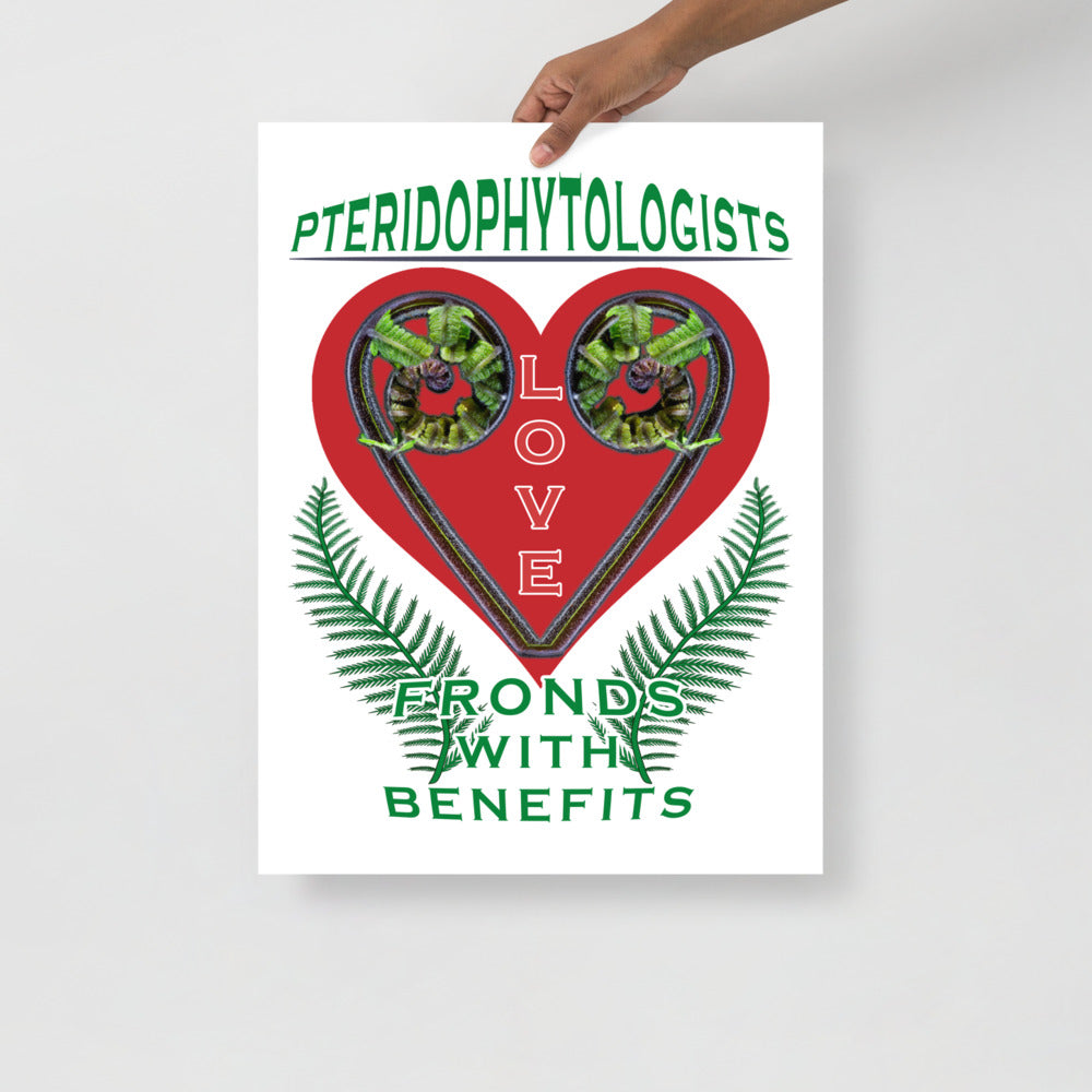 Poster - Fern Fanciers Love Fronds With Benefits