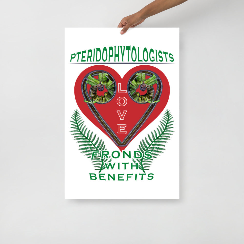 Poster - Fern Fanciers Love Fronds With Benefits