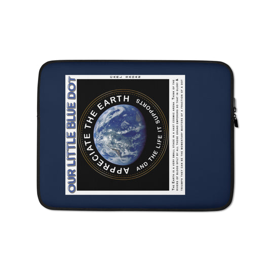 Laptop Sleeve - Appreciate The Earth, Carl Sagan