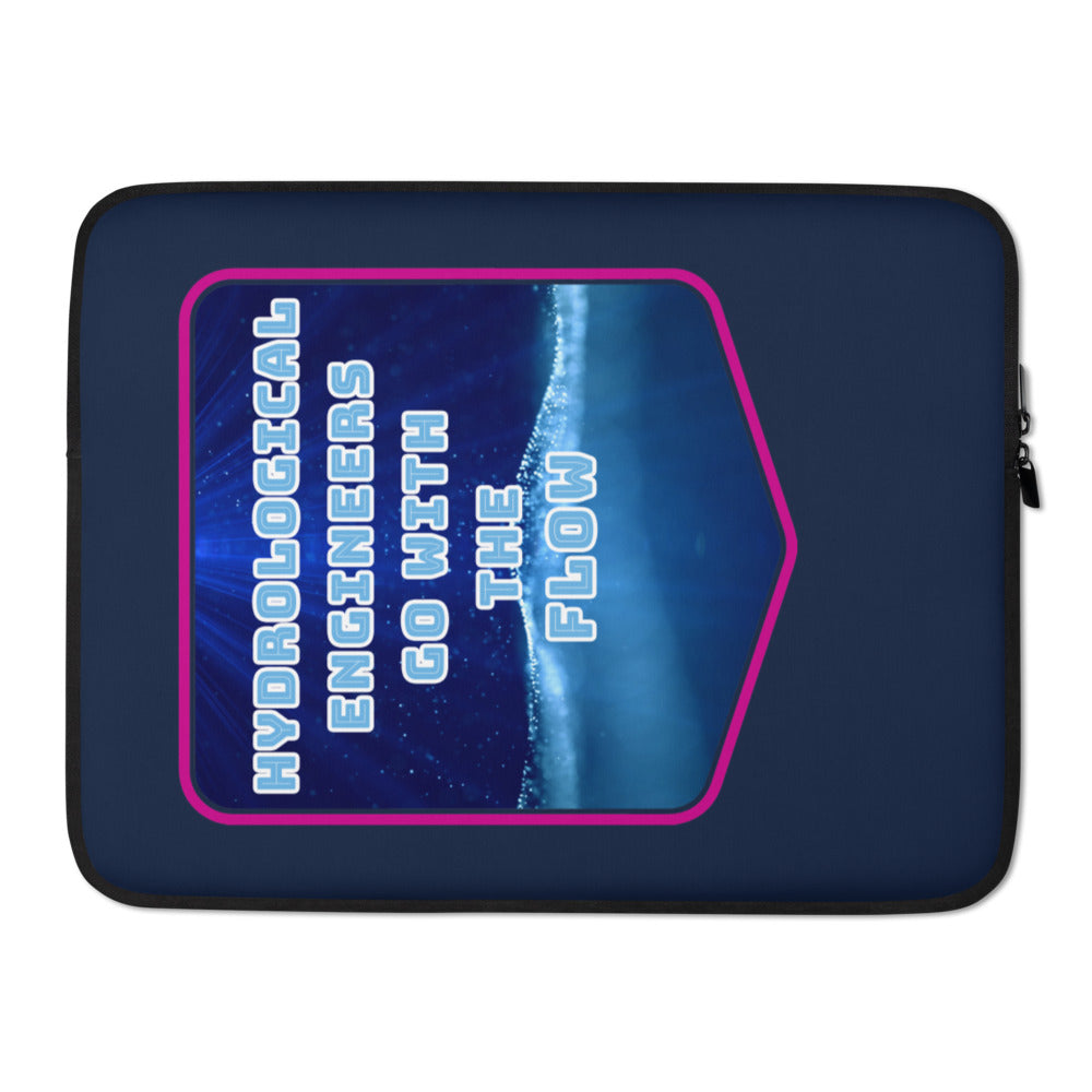 Laptop Sleeve - Hydrological Engineers Go With The Flow