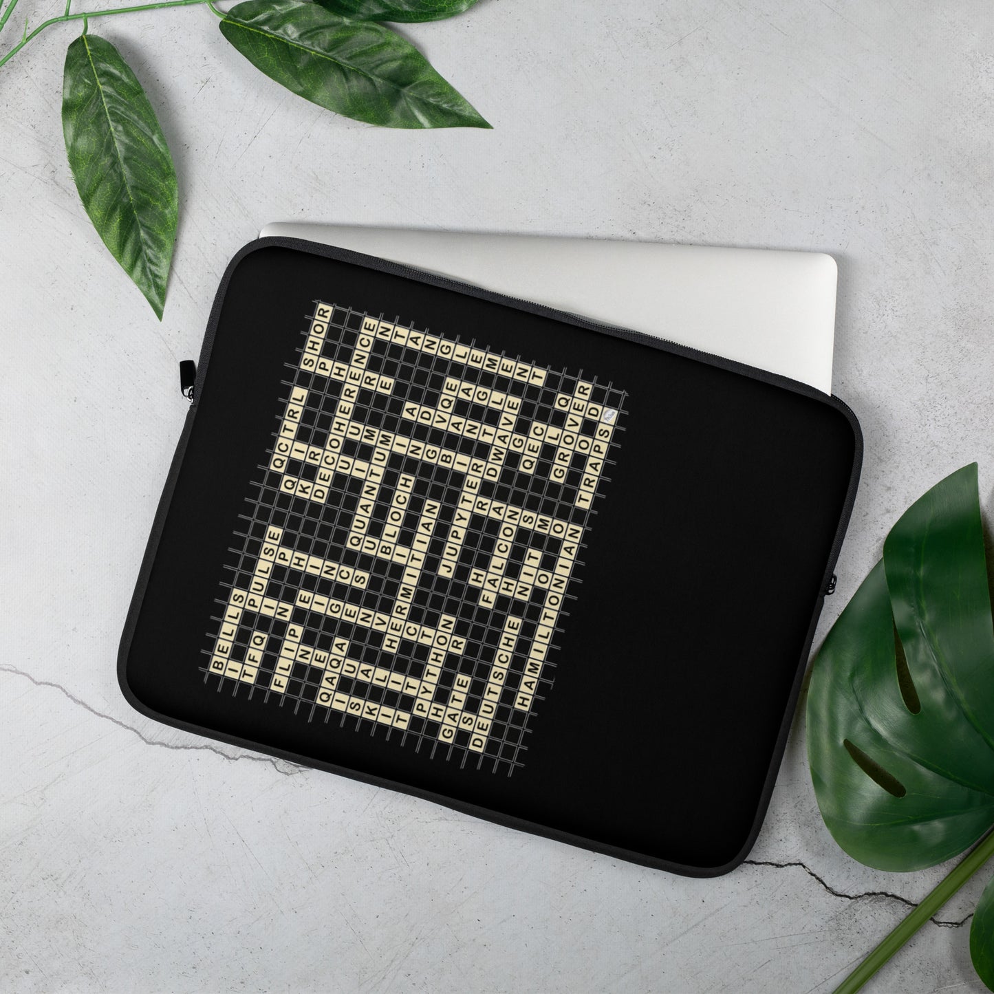 Laptop Sleeve - Programs To Cross Words With Quantum Computers