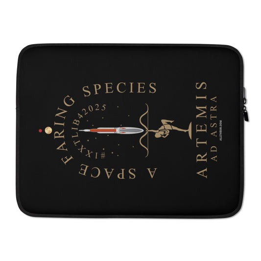 Laptop Sleeve - A True Spacefaring Species with 1XXTLIB42025