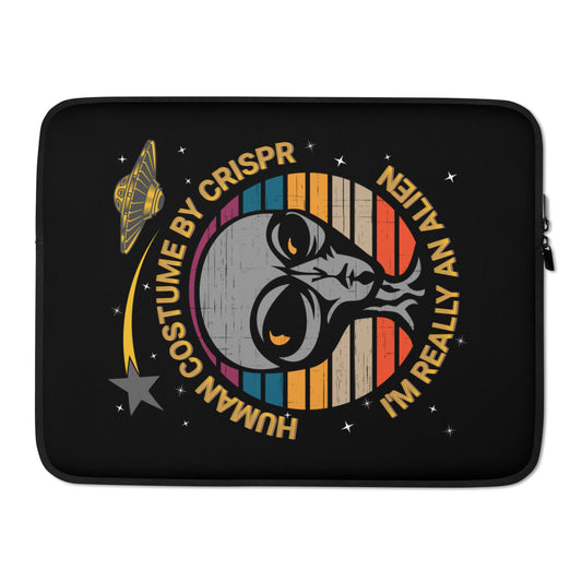 Laptop Sleeve - Are CRISPr'd Aliens Amongst Us?