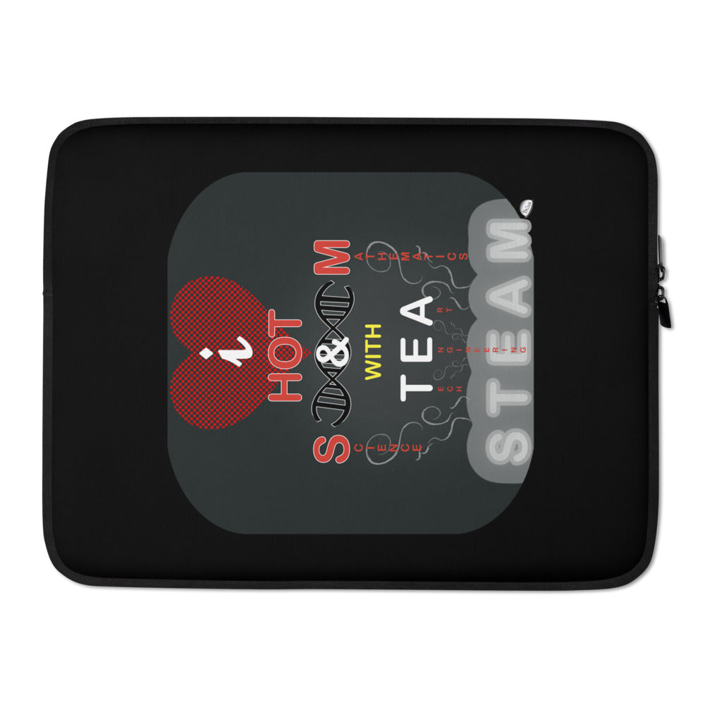 Laptop Sleeve - I Love Hot S & M with Tea