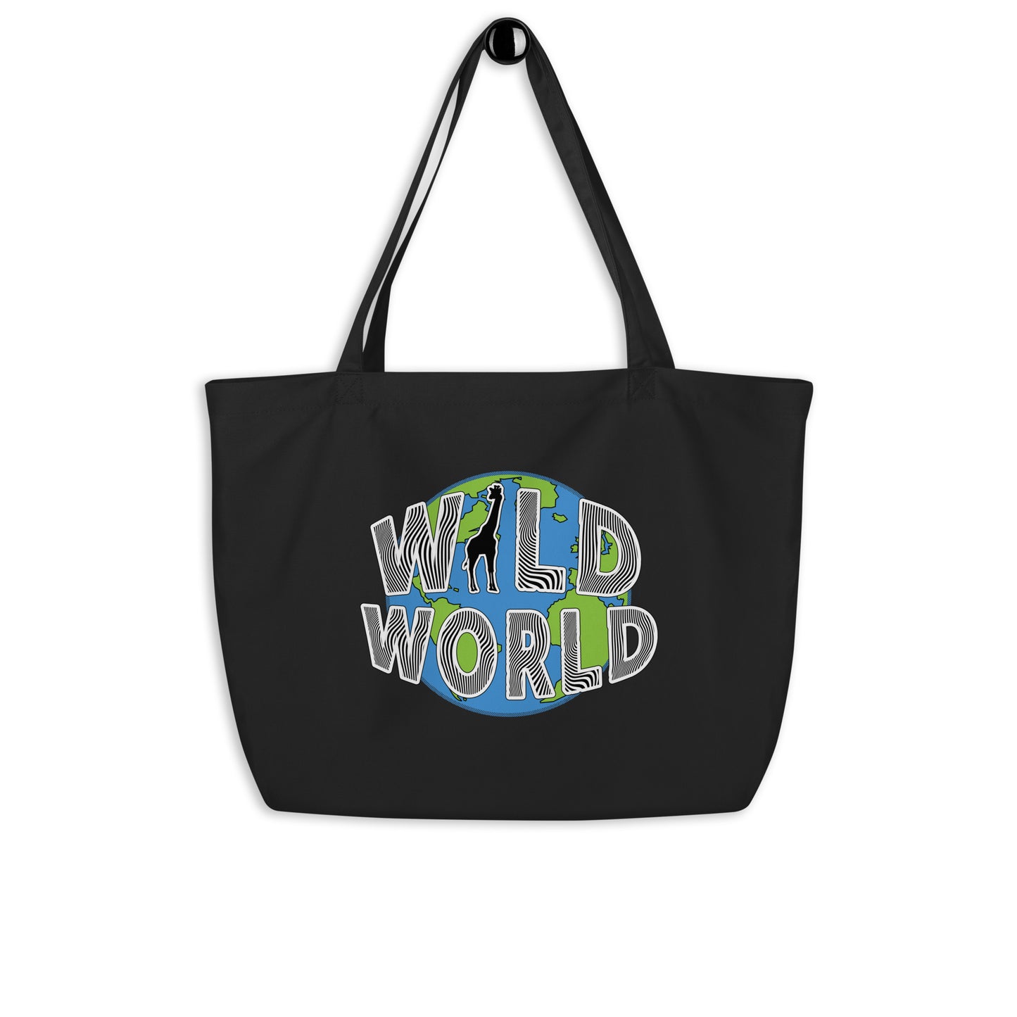 Tote bag (Large Organic) - Wild World w Scott Solomon