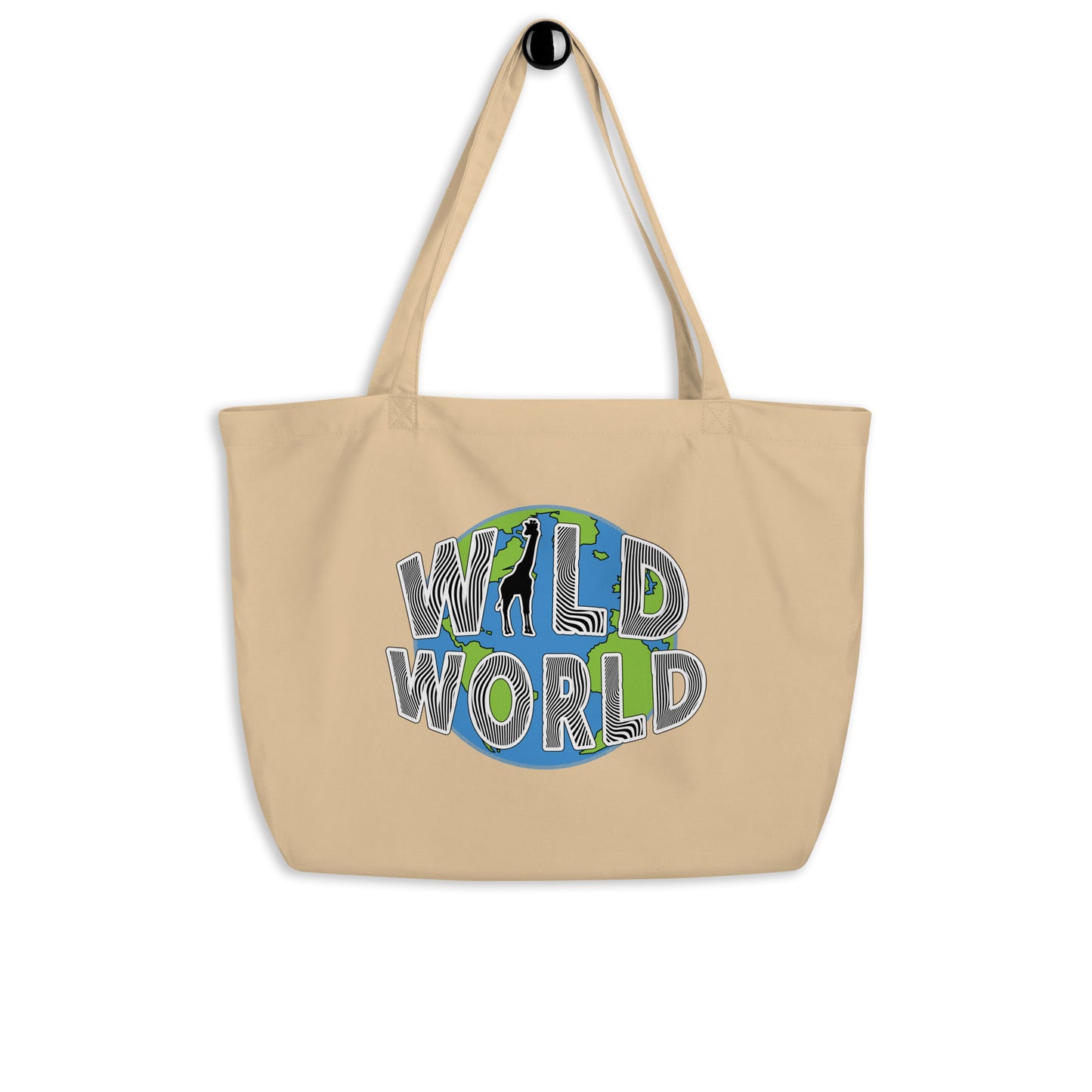 Tote bag (Large Organic) - Wild World w Scott Solomon