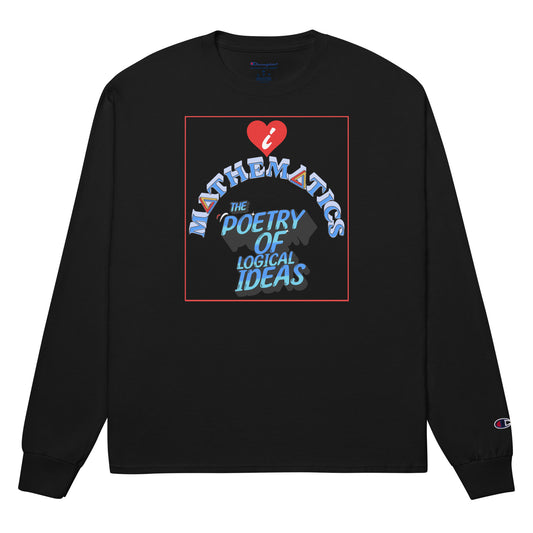 Men's Champion Long Sleeve Shirt - Maths: The Poetry Of Logical Ideas