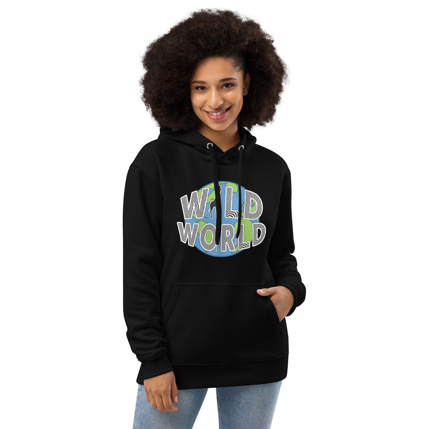 Unisex Premium eco hoodie - Wild World w Scott Solomon