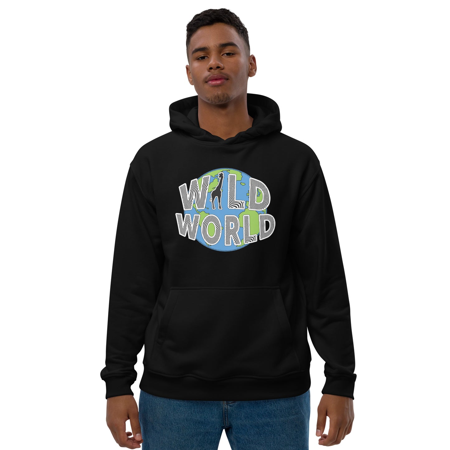 Unisex Premium eco hoodie - Wild World w Scott Solomon