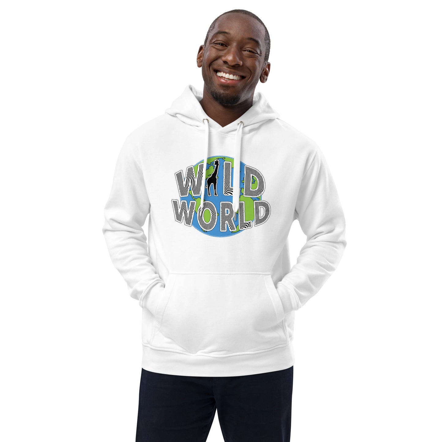 Unisex Premium eco hoodie - Wild World w Scott Solomon