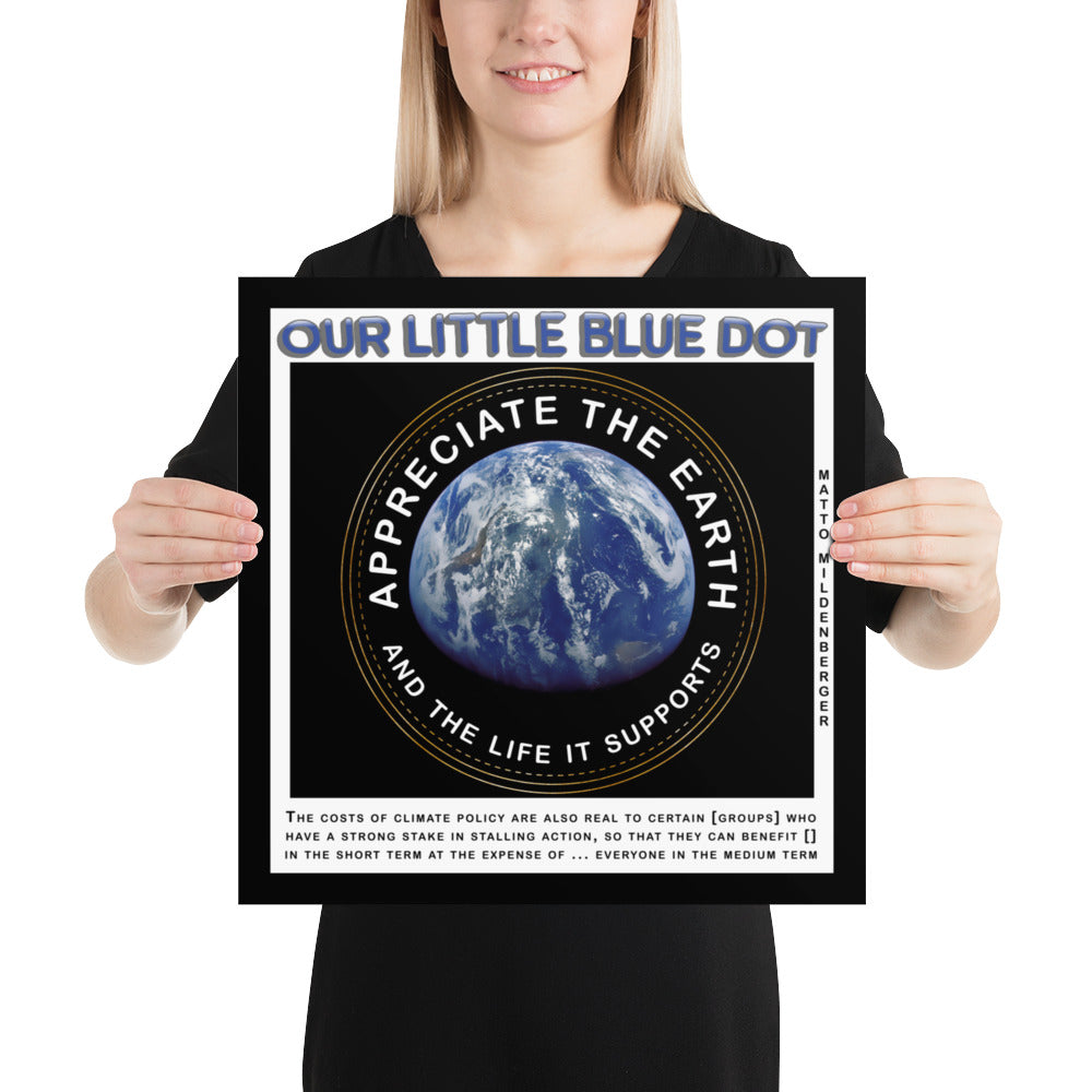 Photo paper poster - Appreciate The Earth, Matto Mildenberger
