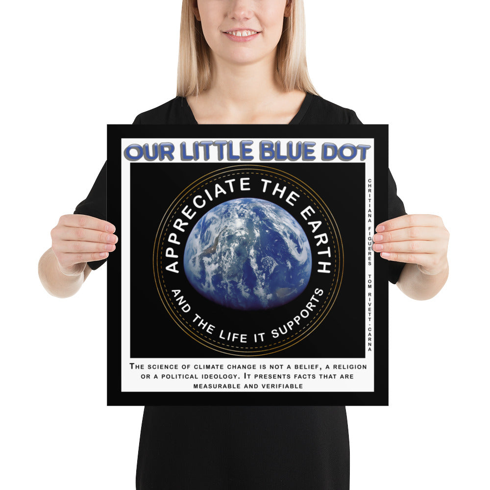 Photo paper poster - Appreciate The Earth, Christiana Figueres