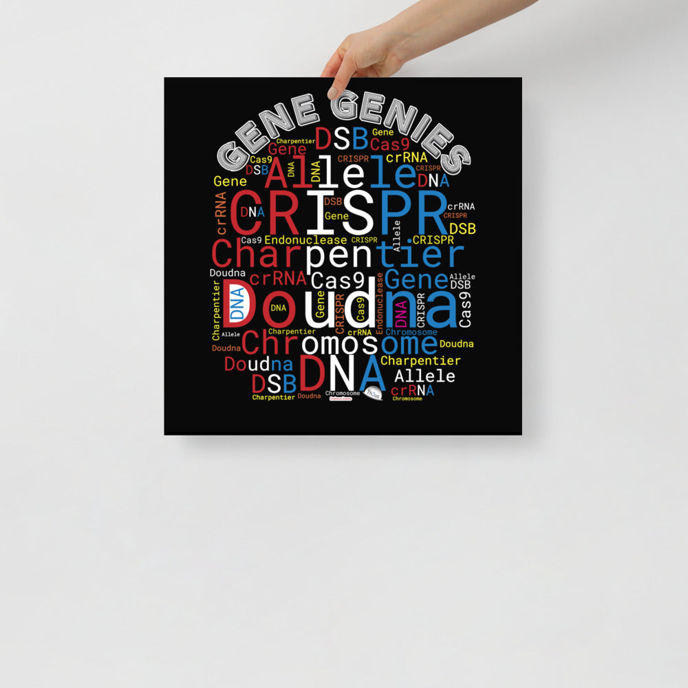 Photo paper poster - Nobel Gene Genies Doudna & Charpentier