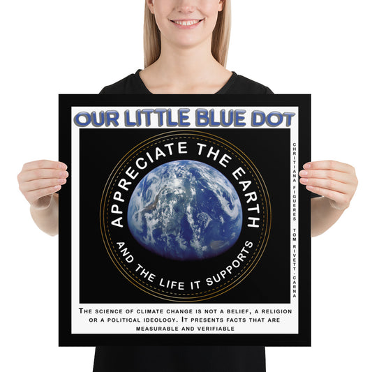 Photo paper poster - Appreciate The Earth, Christiana Figueres