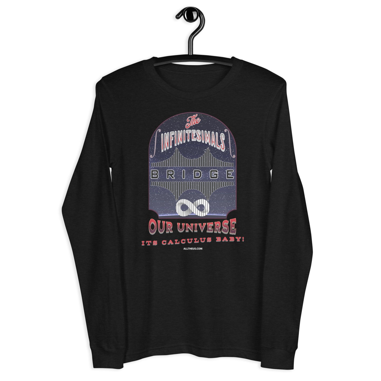 Unisex Long Sleeve Tee - The Infinitesimals Bridge Across To Infinity