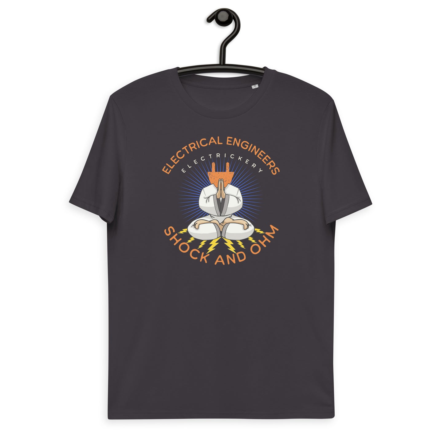 Unisex organic cotton t-shirt - Electrical Engineers Shock & Ohm