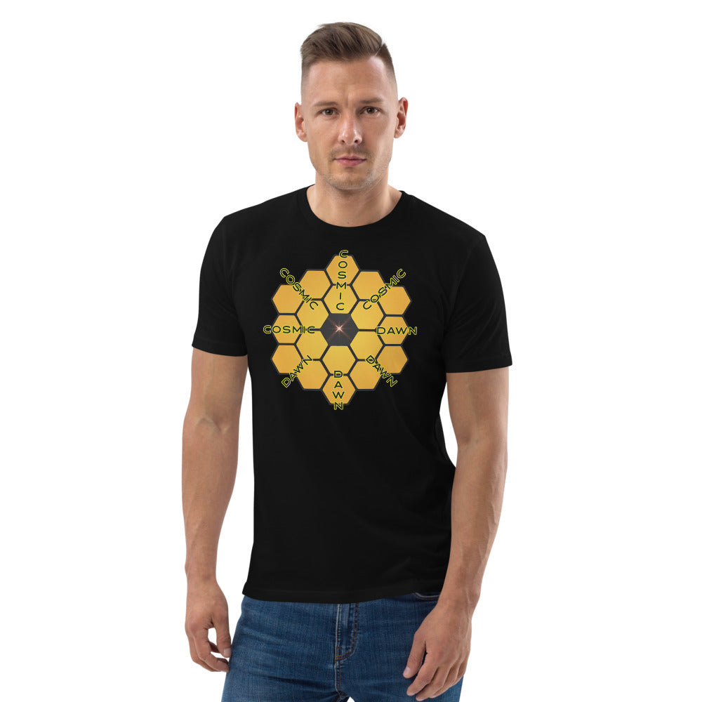 Unisex organic cotton t-shirt - JWST Peers Back To The Cosmic Dawn