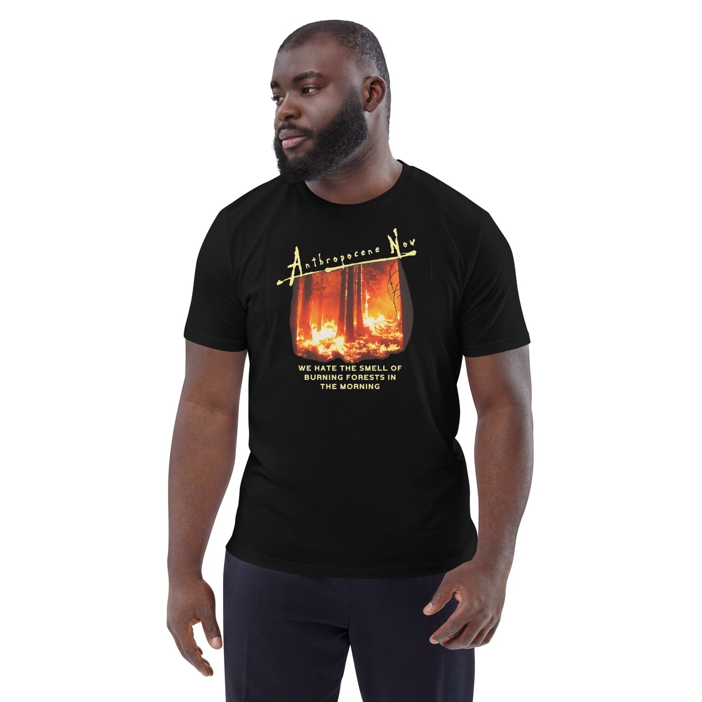 Unisex organic cotton t-shirt - Anthropocene Now?