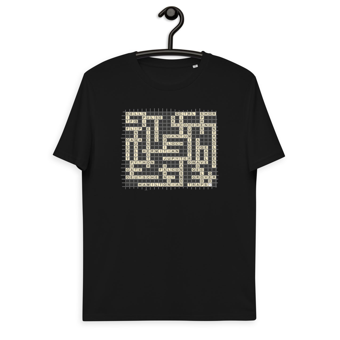 Unisex organic cotton t-shirt - Coded Cross Talking to Quantum Computers