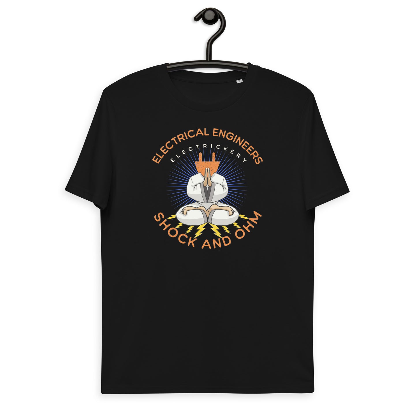 Unisex organic cotton t-shirt - Electrical Engineers Shock & Ohm