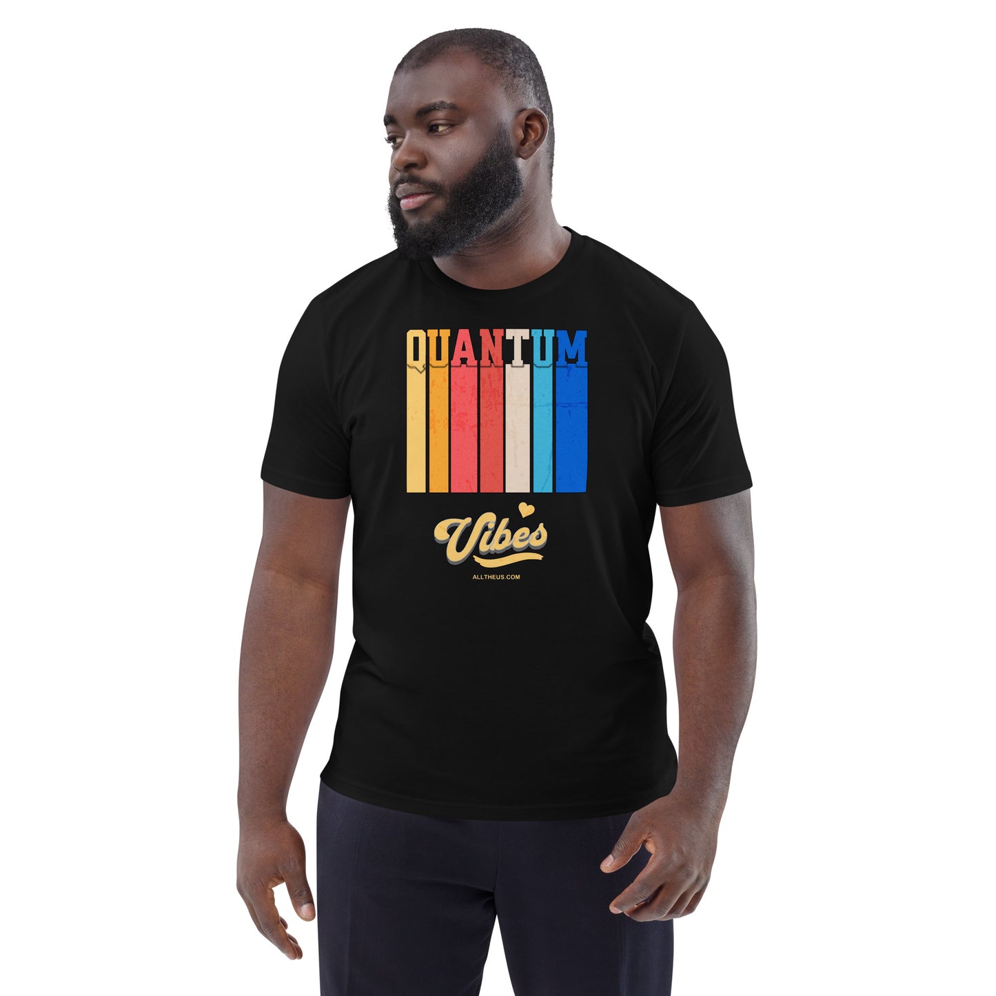 Unisex organic cotton t-shirt - Quantum Vibes