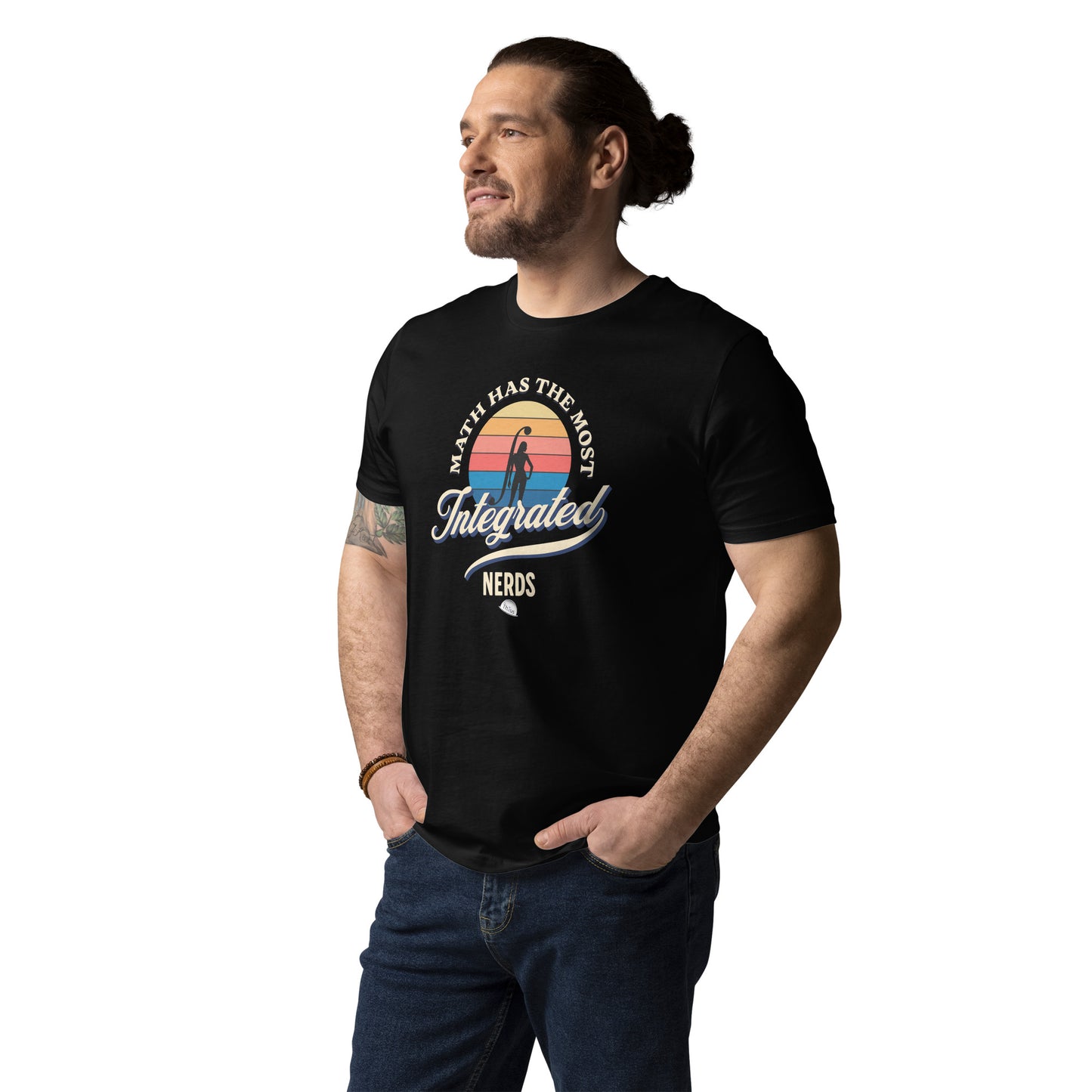 Unisex organic cotton t-shirt: Math Has The Most Integrated Nerds F