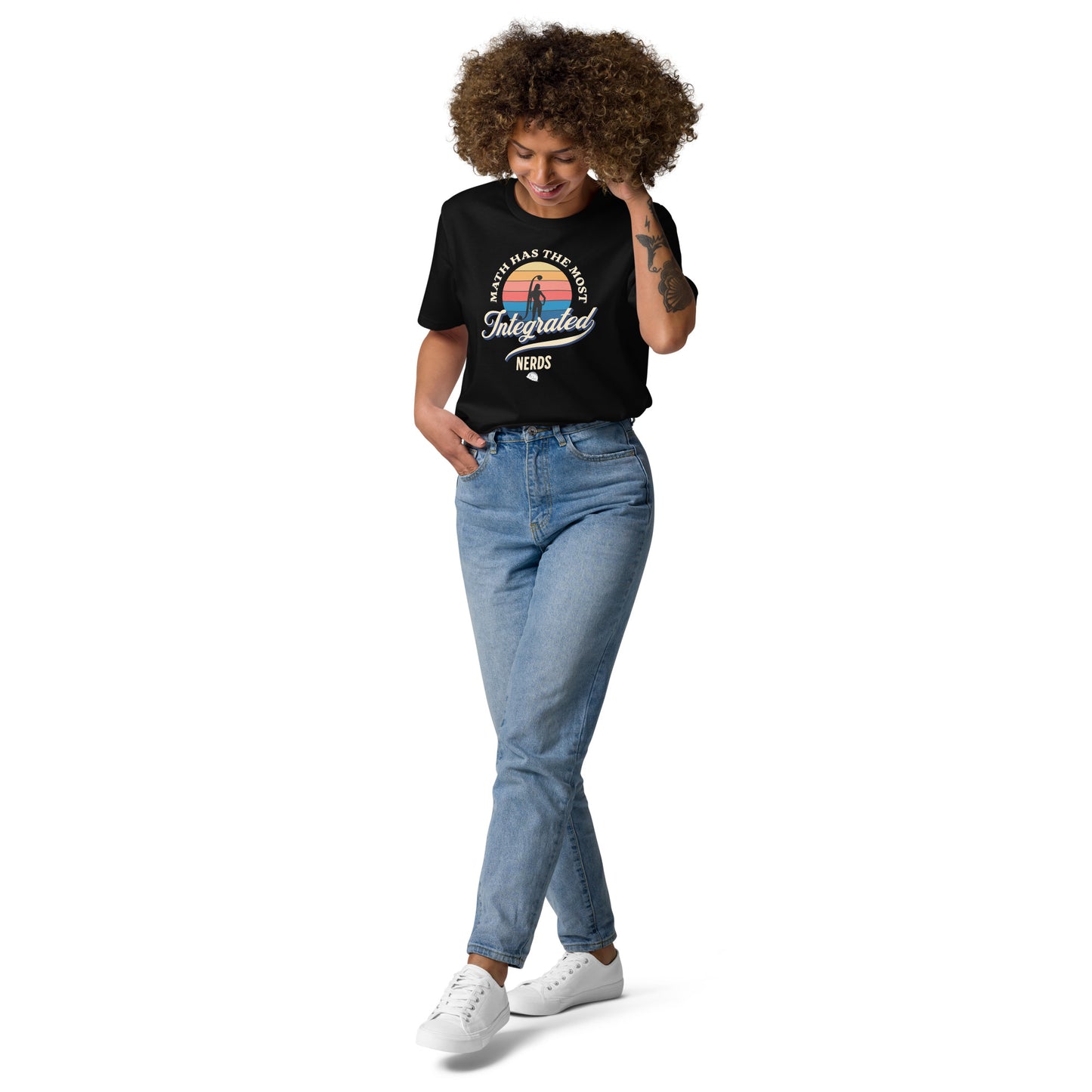 Unisex organic cotton t-shirt: Math Has The Most Integrated Nerds F