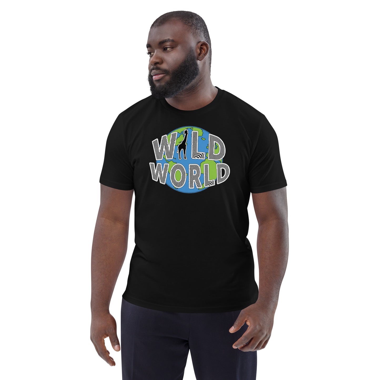 Unisex organic cotton t-shirt - Wild World w Scott Solomon