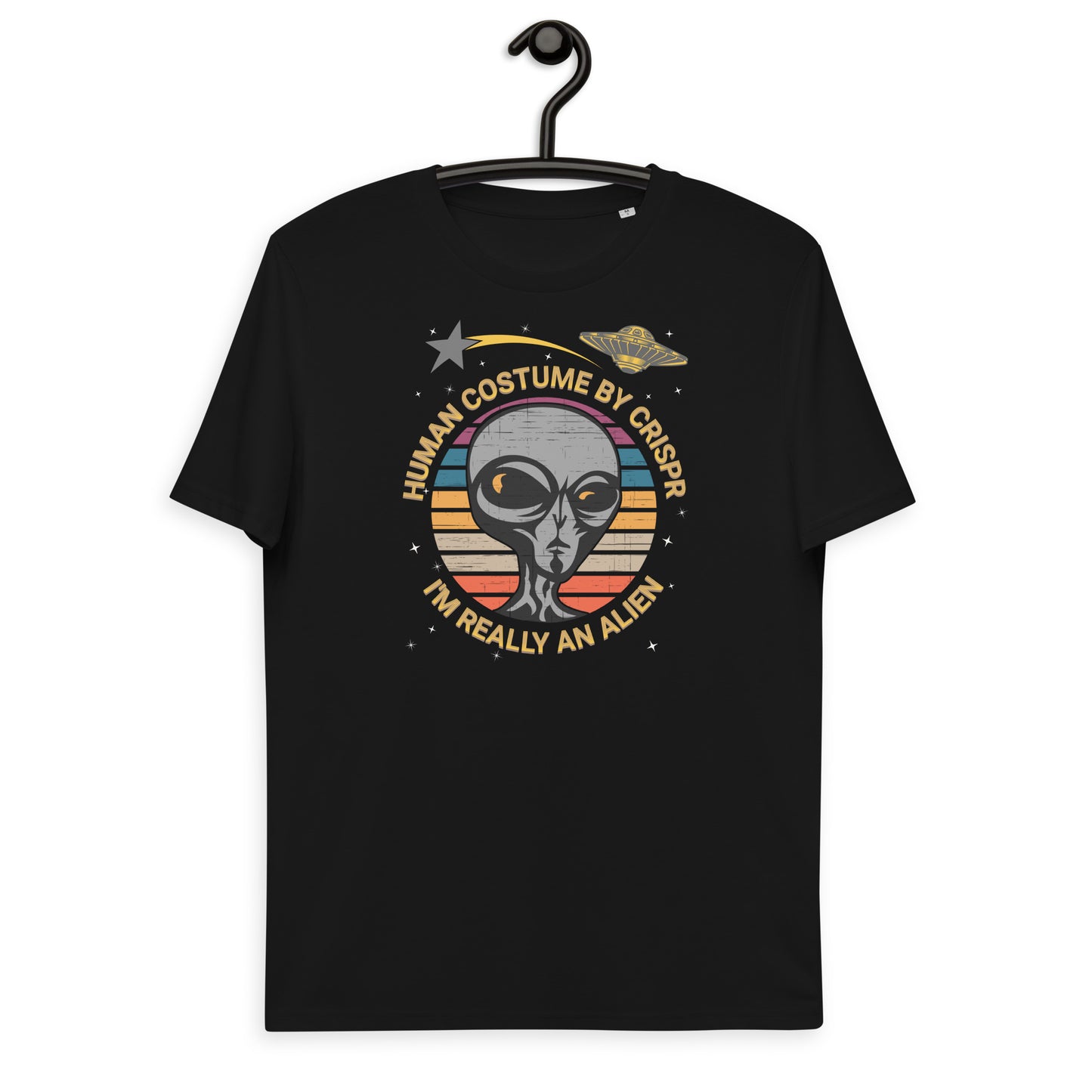 Unisex organic cotton t-shirt - Are CRISPr'd Aliens Amongst Us?