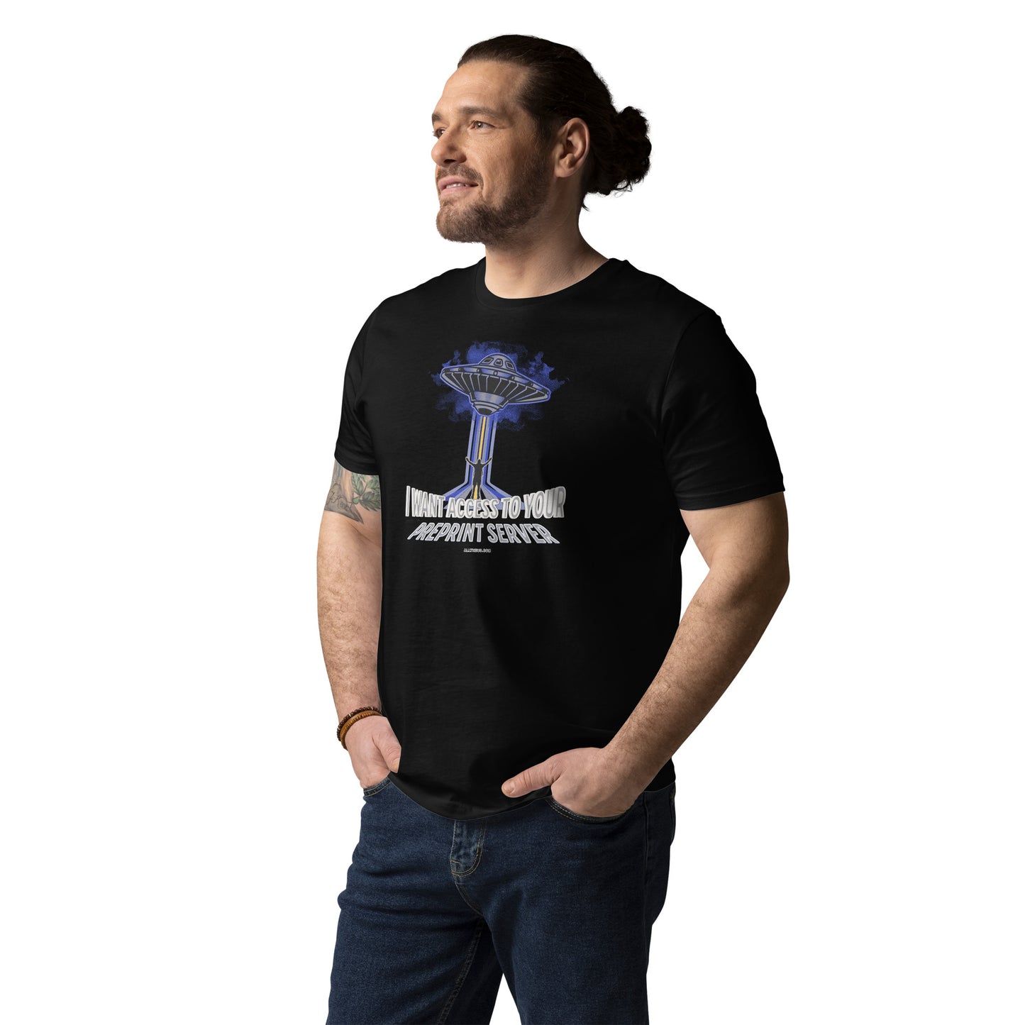 Unisex organic cotton t-shirt - I Want Access to Your Preprint Server!