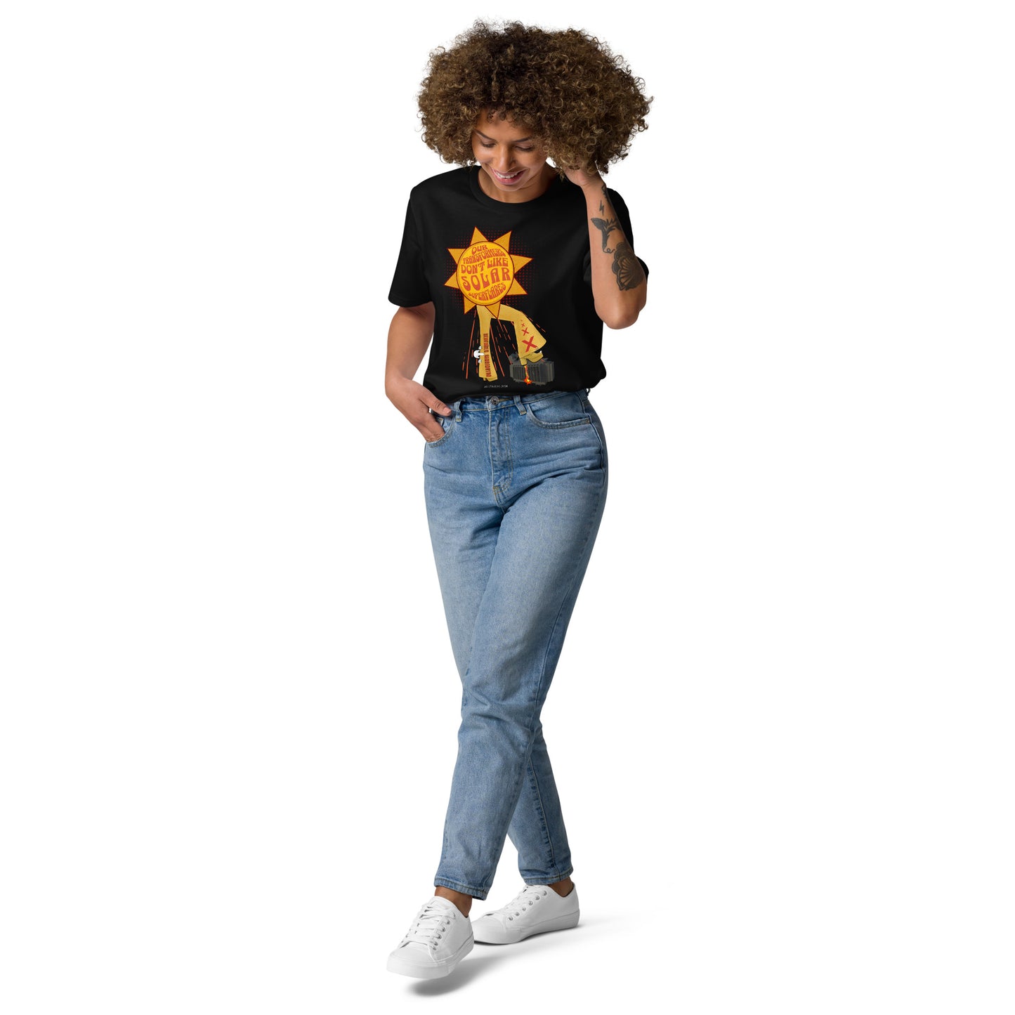 Unisex organic cotton t-shirt - Our Transformers Don't Like Superflares