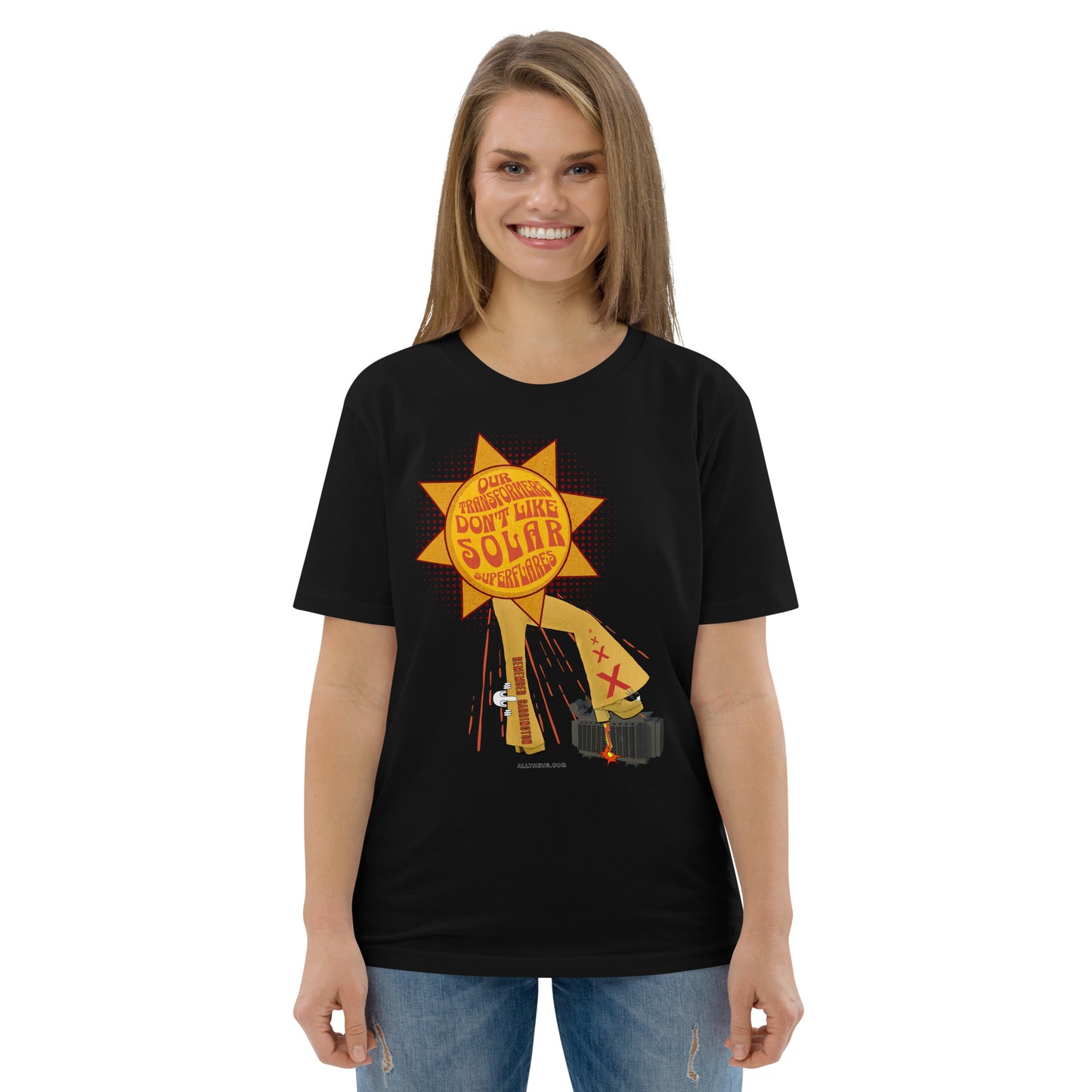 Unisex organic cotton t-shirt - Our Transformers Don't Like Superflares