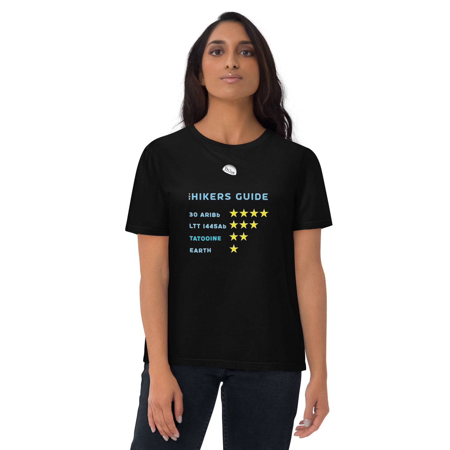 Unisex organic cotton t-shirt - Earth, Only A One Star Planet