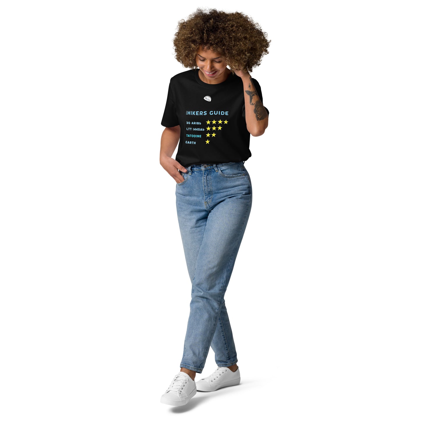 Unisex organic cotton t-shirt - Earth, Only A One Star Planet