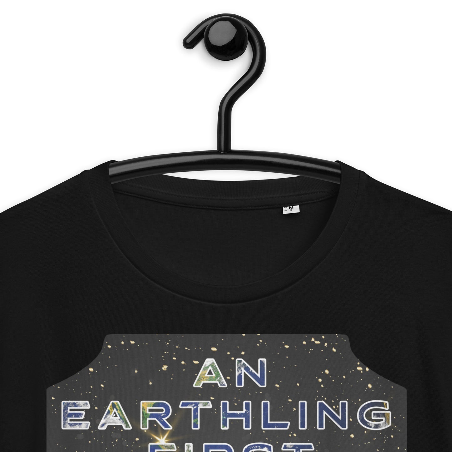 Unisex organic cotton t-shirt - An Earthling First. United all the us are Yoda says