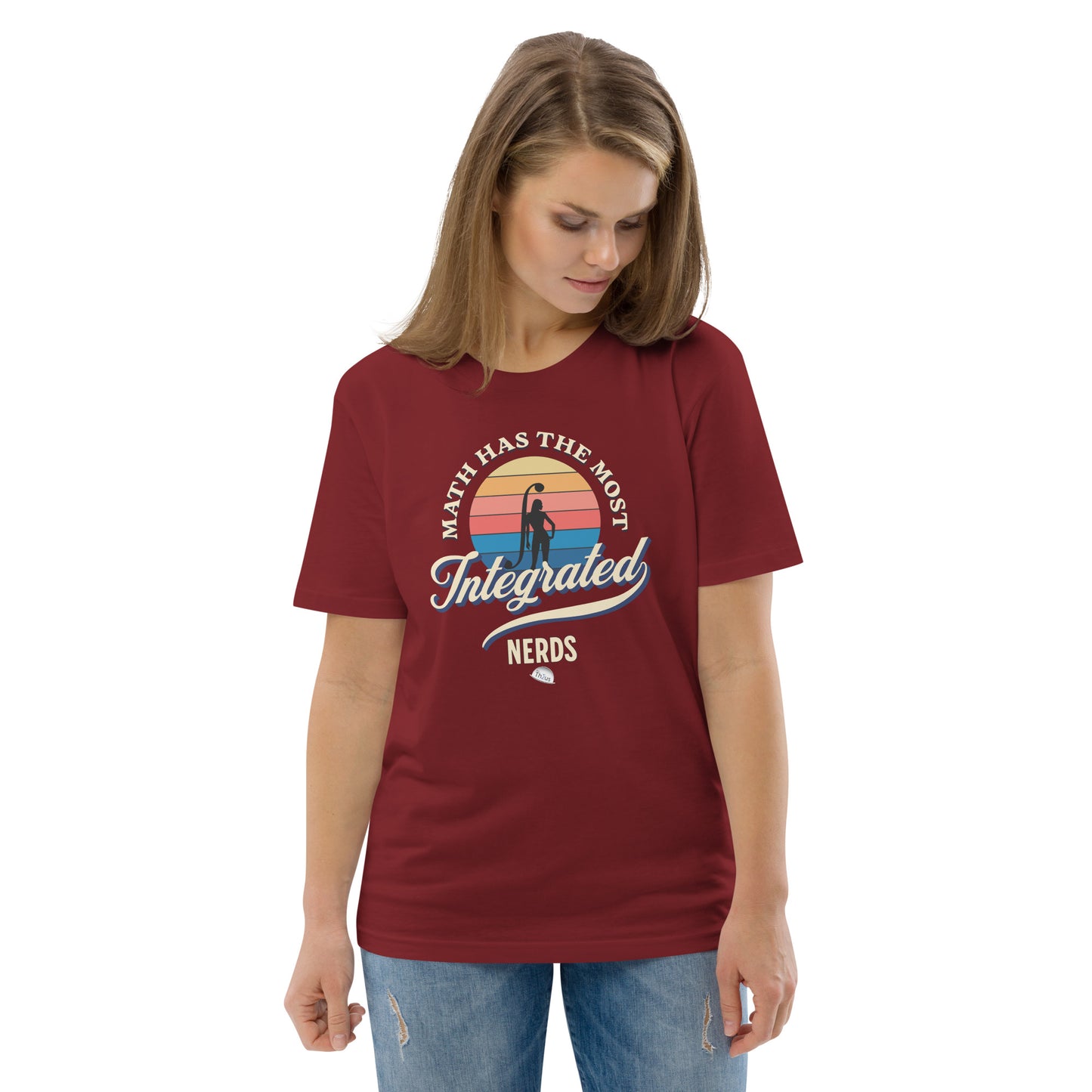 Unisex organic cotton t-shirt: Math Has The Most Integrated Nerds F