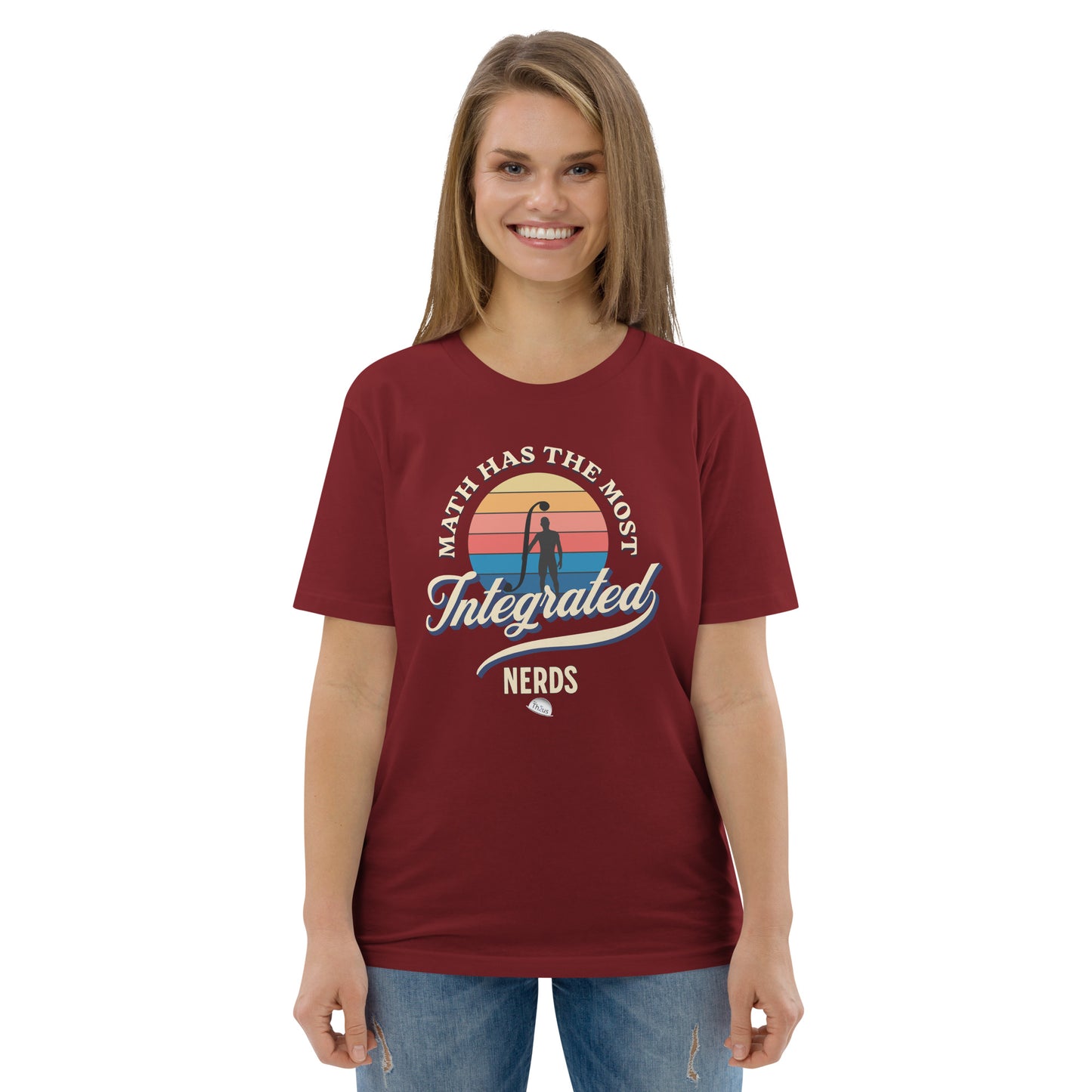 Unisex organic cotton t-shirt - Math Has The Most Integrated Nerds M
