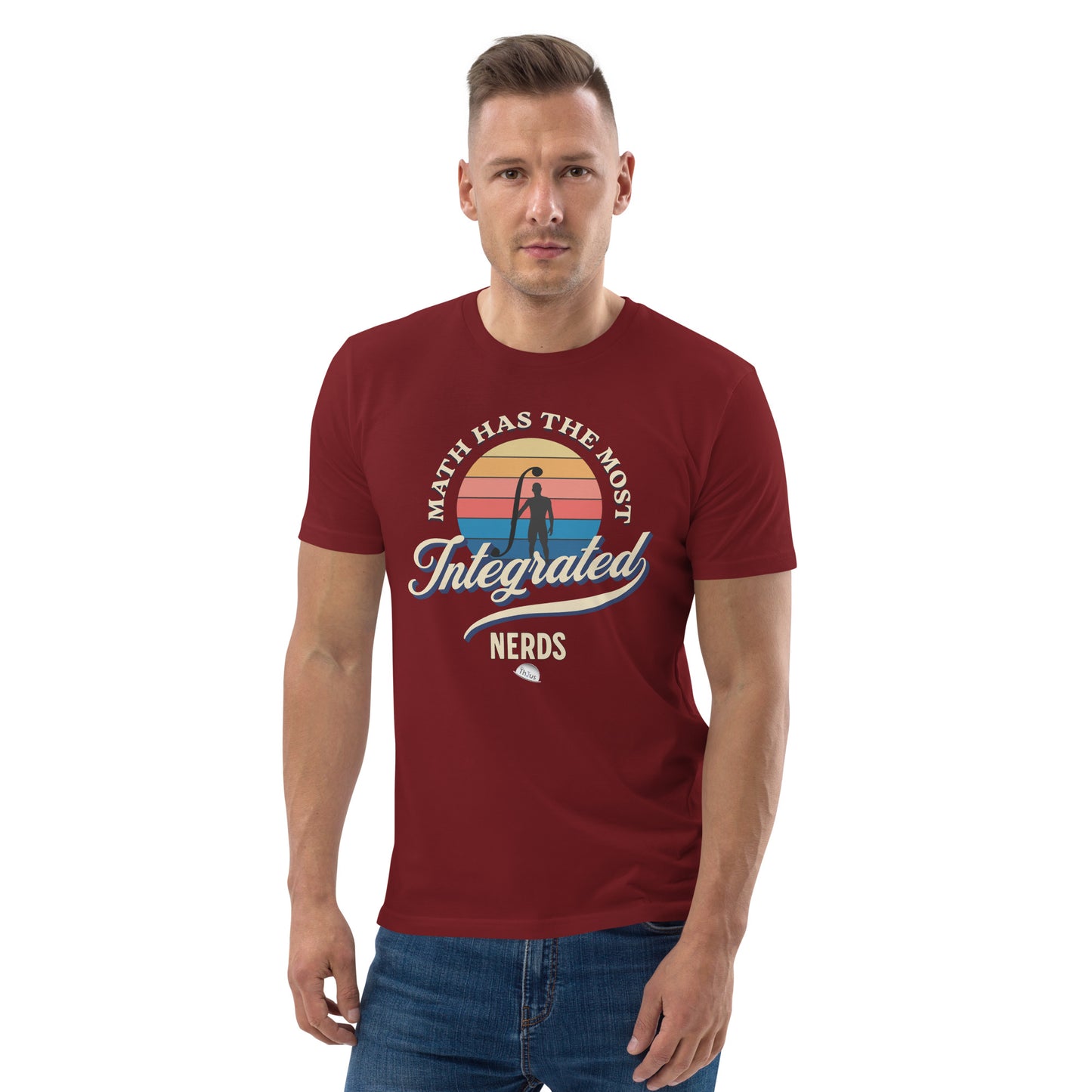 Unisex organic cotton t-shirt - Math Has The Most Integrated Nerds M