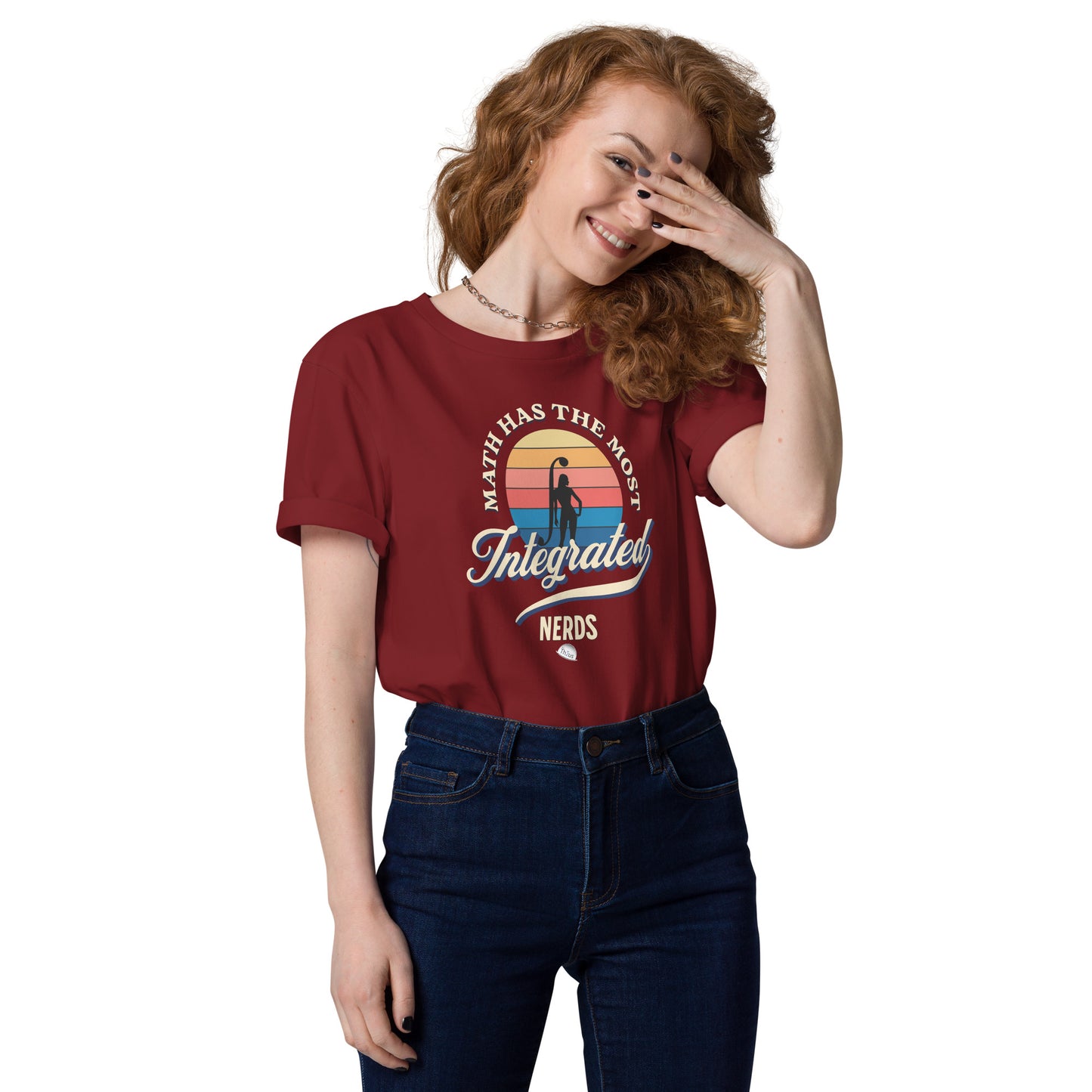 Unisex organic cotton t-shirt: Math Has The Most Integrated Nerds F