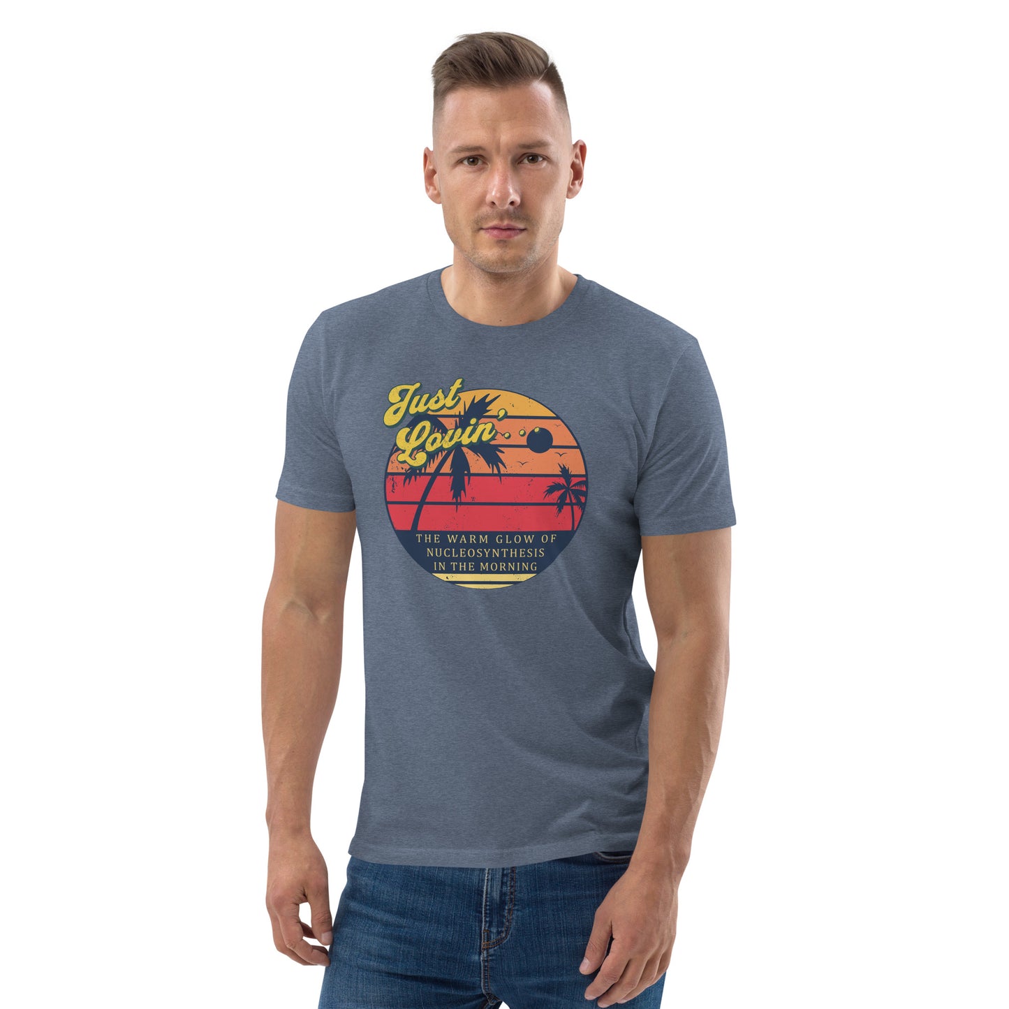 Unisex organic cotton t-shirt - Just Lovin' The Warm Glow Of Morning Sun