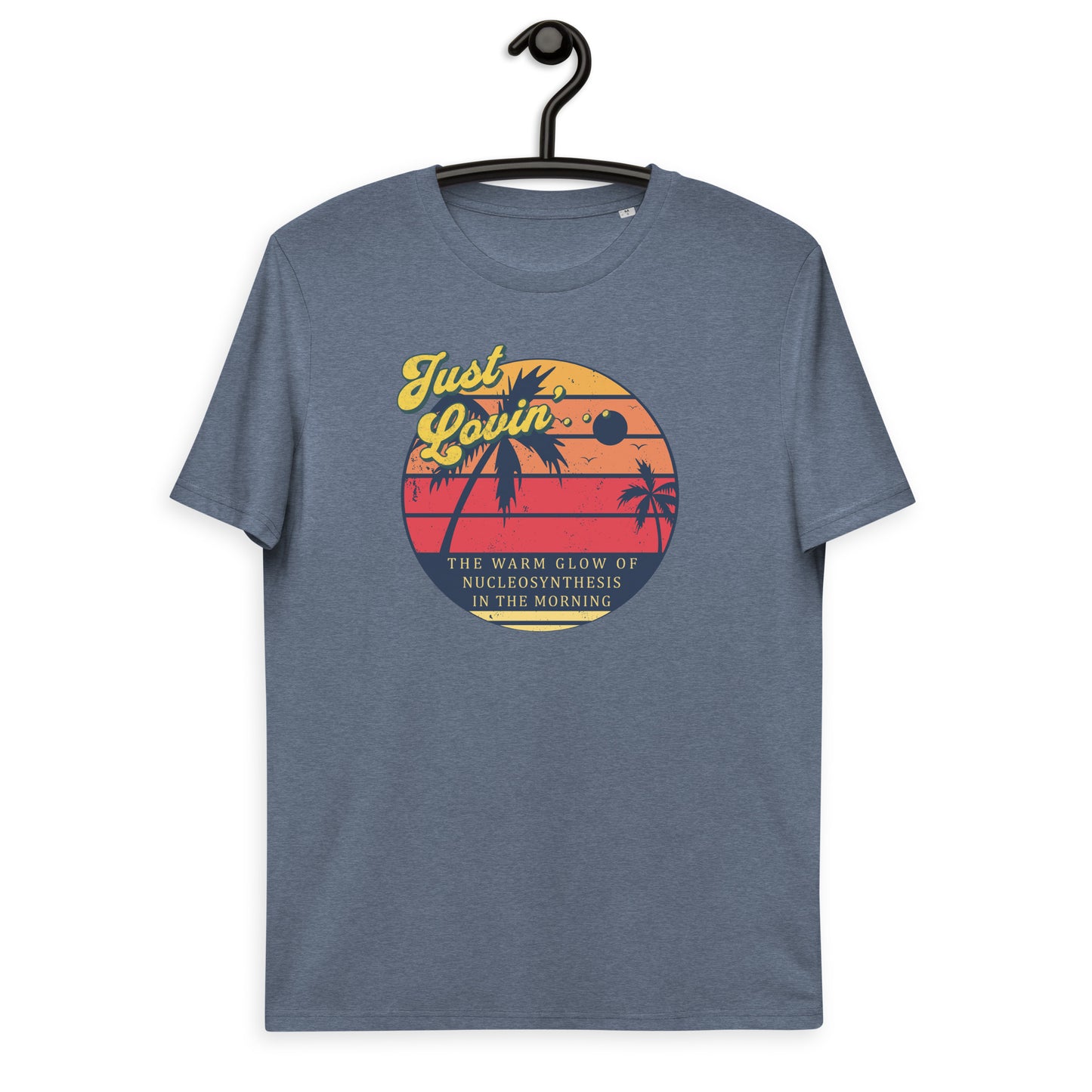 Unisex organic cotton t-shirt - Just Lovin' The Warm Glow Of Morning Sun