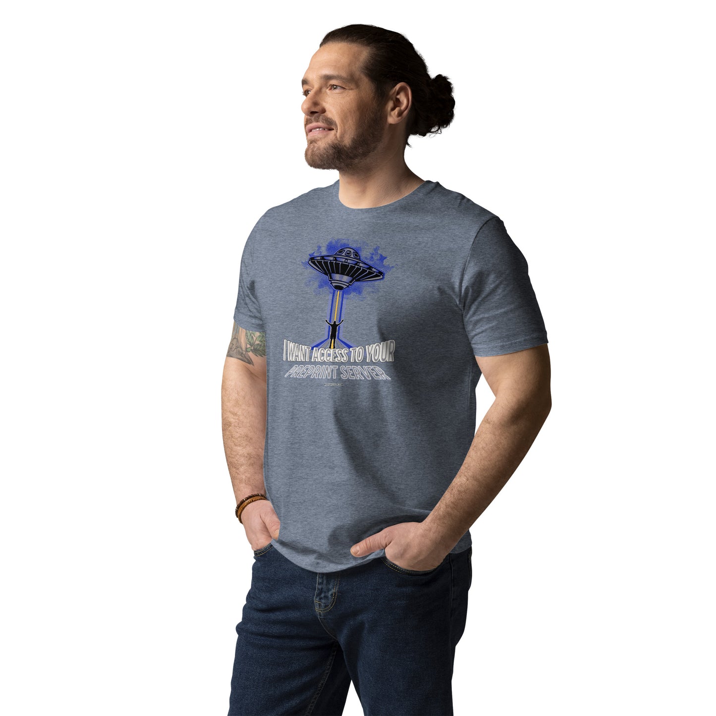 Unisex organic cotton t-shirt - I Want Access to Your Preprint Server!