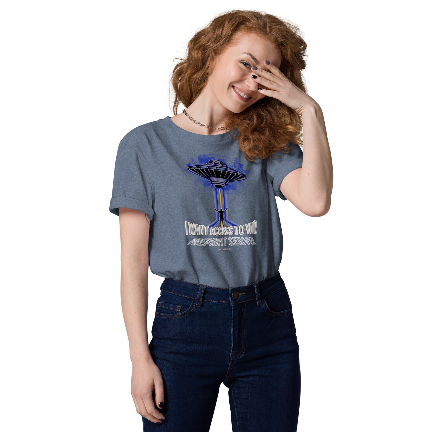 Unisex organic cotton t-shirt - I Want Access to Your Preprint Server!