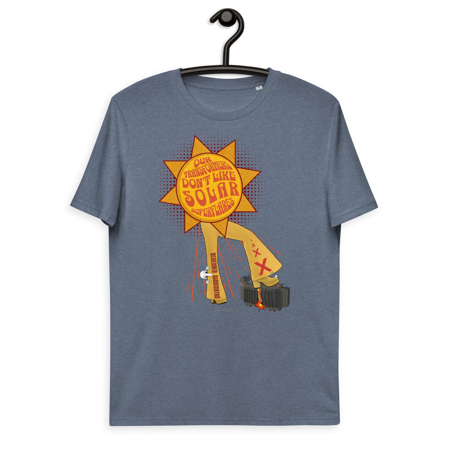 Unisex organic cotton t-shirt - Our Transformers Don't Like Superflares