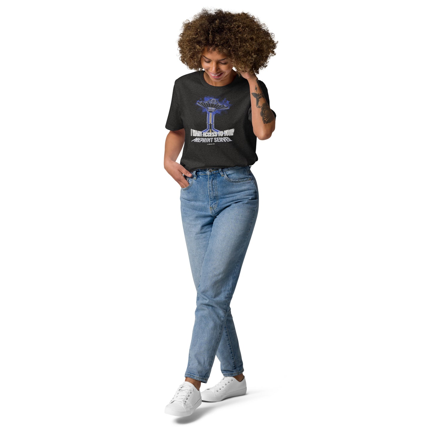 Unisex organic cotton t-shirt - I Want Access to Your Preprint Server!