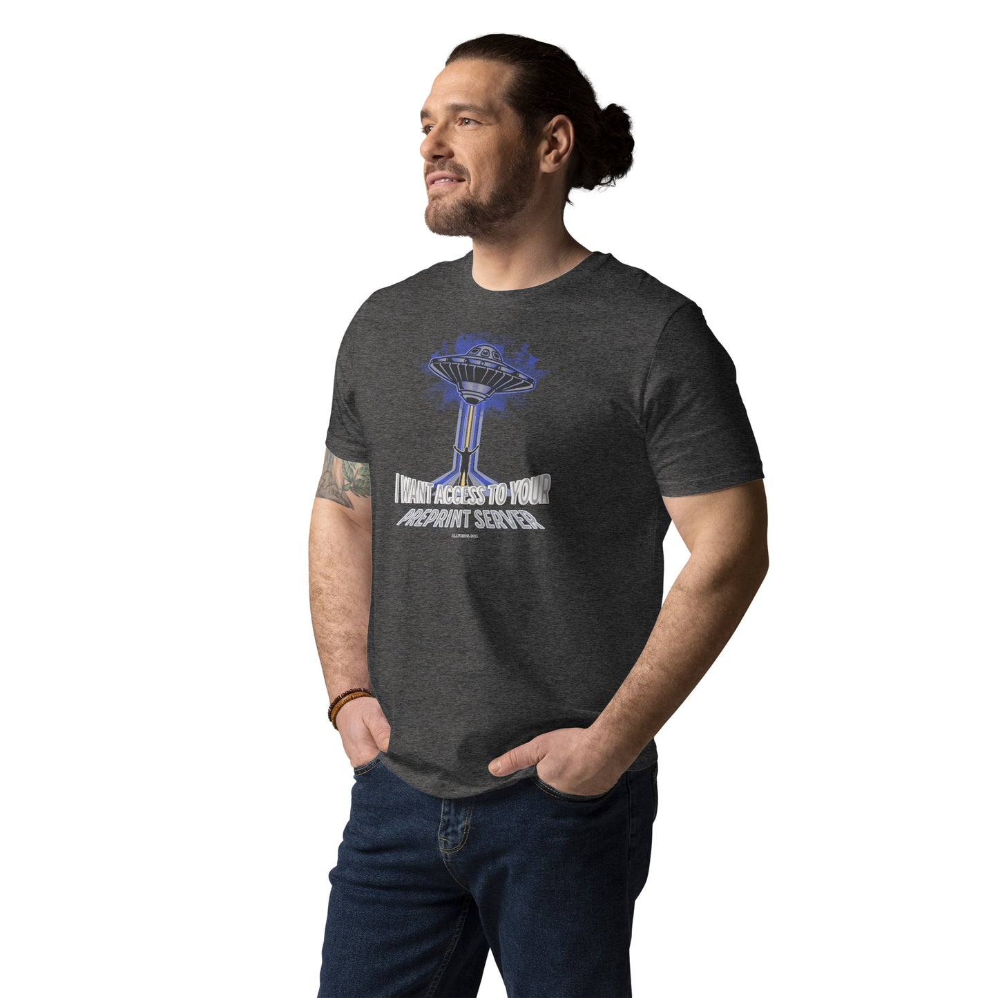 Unisex organic cotton t-shirt - I Want Access to Your Preprint Server!