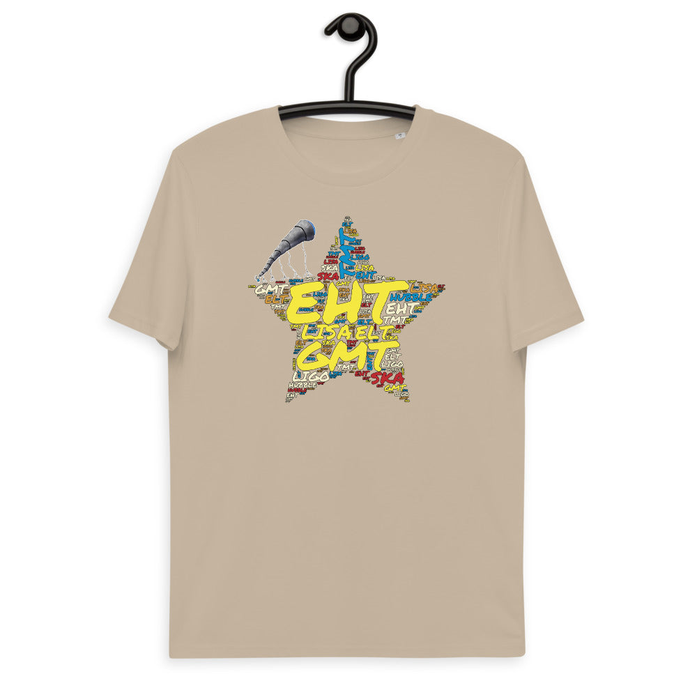 Unisex organic cotton t-shirt - Telescopes Today & Tomorrow