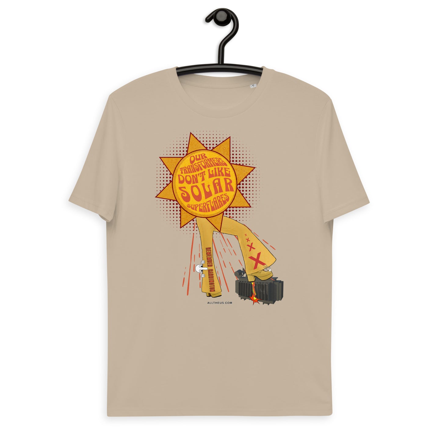 Unisex organic cotton t-shirt - Our Transformers Don't Like Superflares