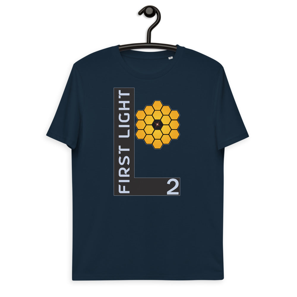 Unisex organic cotton t-shirt - JWST At the Lagrange 2