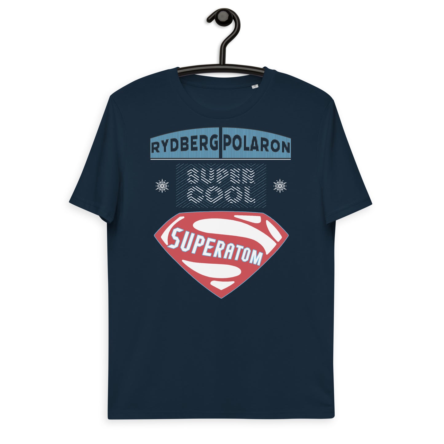 Unisex organic cotton t-shirt: Superatom – Paul Sutter’s cooler name for a Rydberg Polaron!